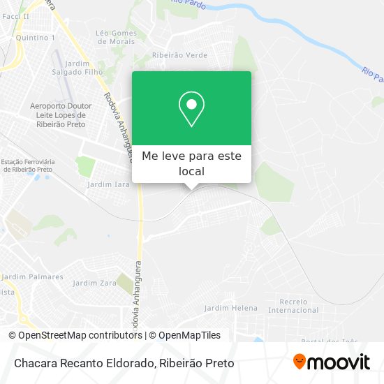 Chacara Recanto Eldorado mapa