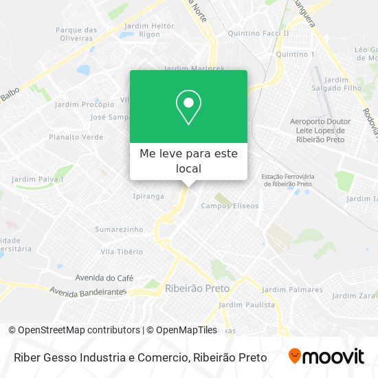 Riber Gesso Industria e Comercio mapa
