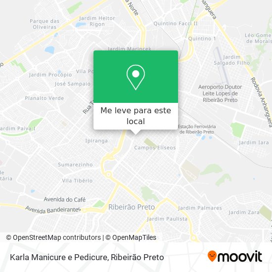 Karla Manicure e Pedicure mapa