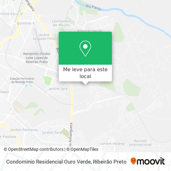 Condominio Residencial Ouro Verde mapa