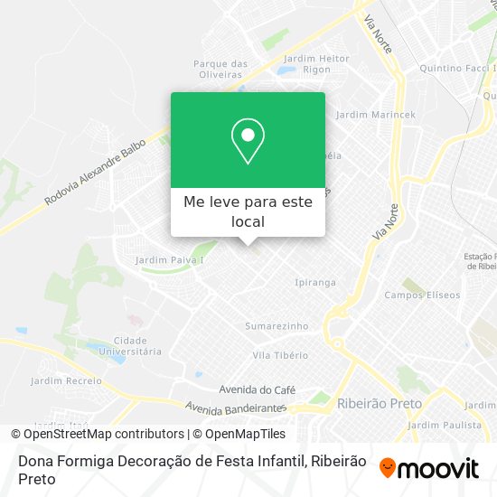 Dona Formiga Decoração de Festa Infantil mapa