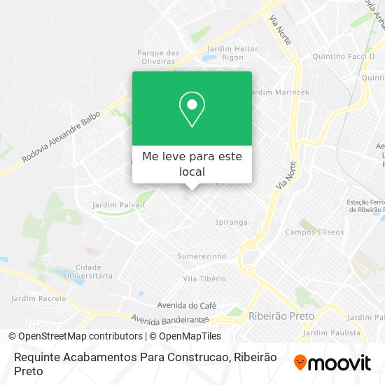 Requinte Acabamentos Para Construcao mapa