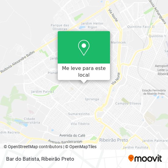 Bar do Batista mapa