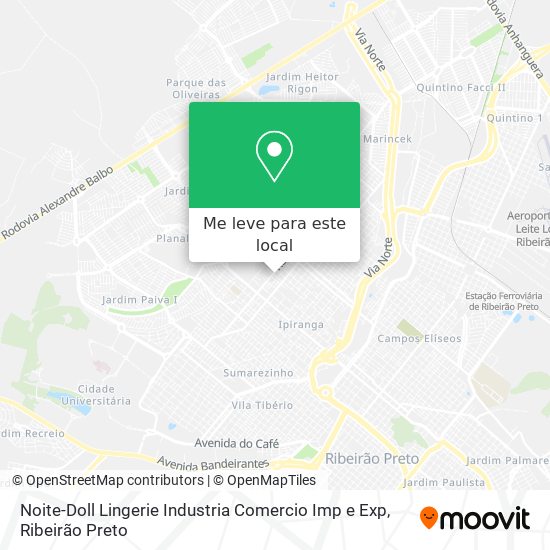 Noite-Doll Lingerie Industria Comercio Imp e Exp mapa