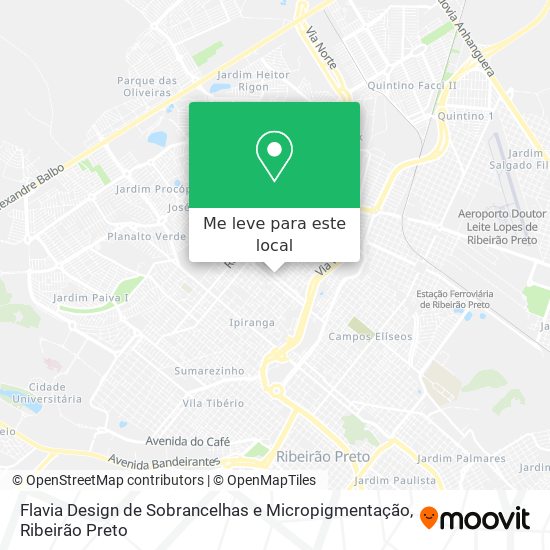 Flavia Design de Sobrancelhas e Micropigmentação mapa