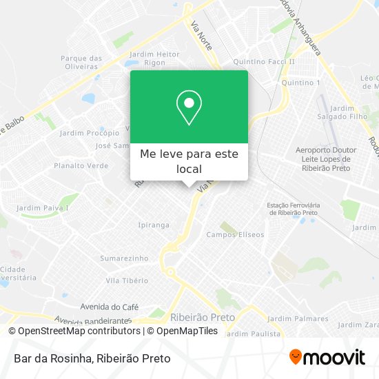 Bar da Rosinha mapa