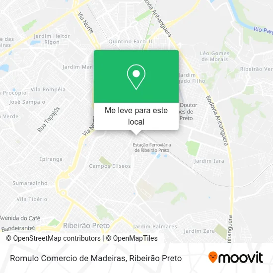 Romulo Comercio de Madeiras mapa