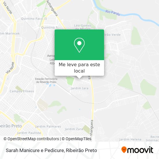 Sarah Manicure e Pedicure mapa