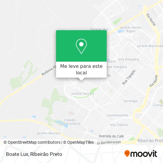 Boate Lux mapa