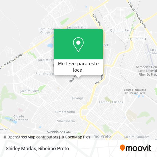 Shirley Modas mapa