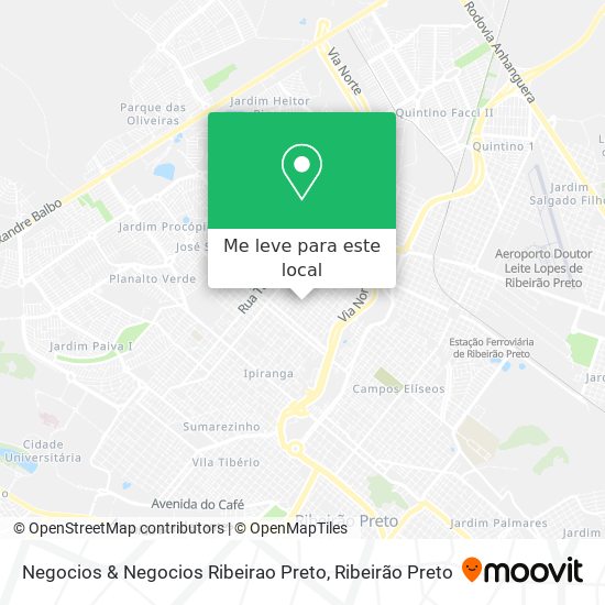 Negocios & Negocios Ribeirao Preto mapa