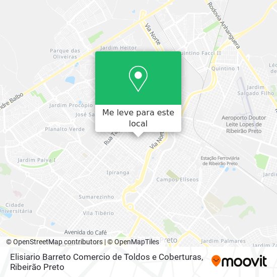 Elisiario Barreto Comercio de Toldos e Coberturas mapa