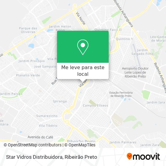 Star Vidros Distribuidora mapa