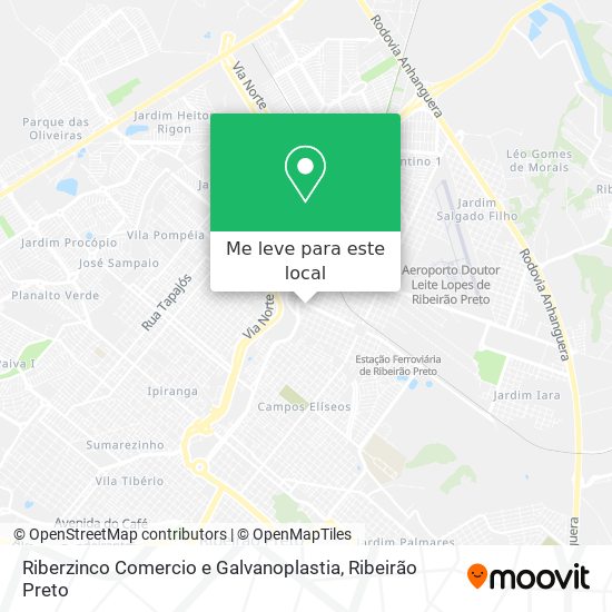 Riberzinco Comercio e Galvanoplastia mapa