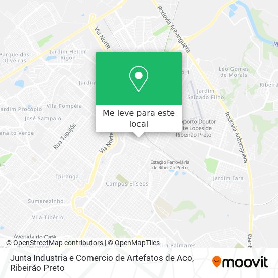 Junta Industria e Comercio de Artefatos de Aco mapa