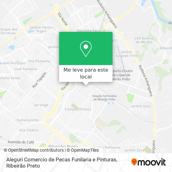 Aleguri Comercio de Pecas Funilaria e Pinturas mapa