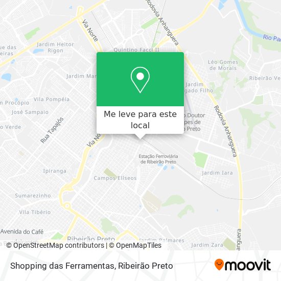 Shopping das Ferramentas mapa