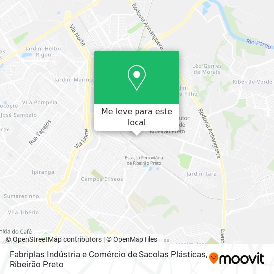 Fabriplas Indústria e Comércio de Sacolas Plásticas mapa