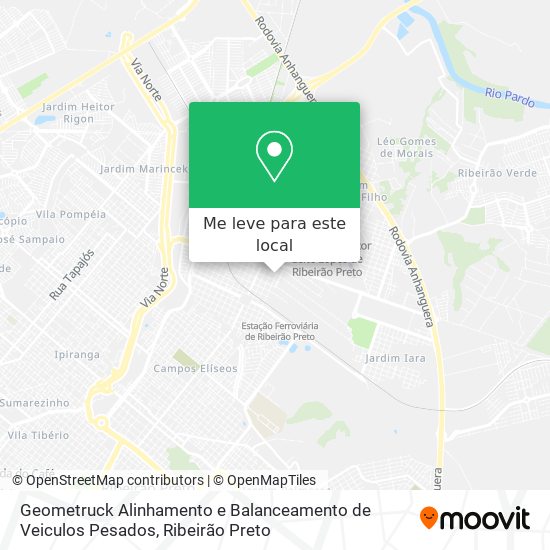 Geometruck Alinhamento e Balanceamento de Veiculos Pesados mapa