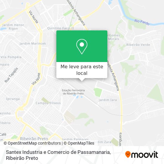 Santex Industria e Comercio de Passamanaria mapa