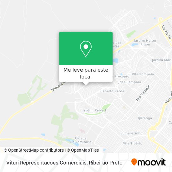 Vituri Representacoes Comerciais mapa