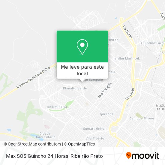 Max SOS Guincho 24 Horas mapa