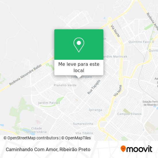 Caminhando Com Amor mapa
