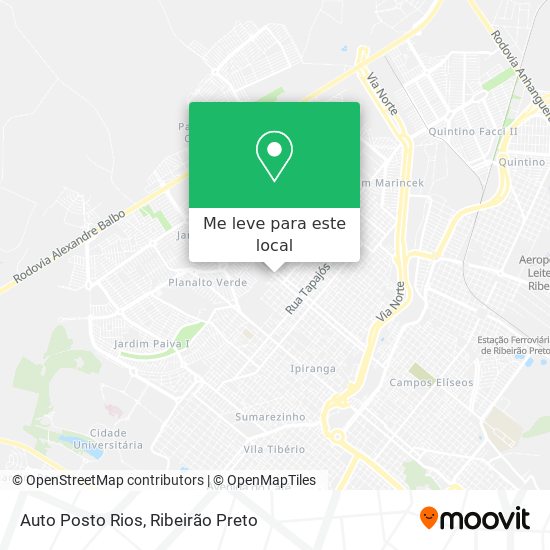 Auto Posto Rios mapa
