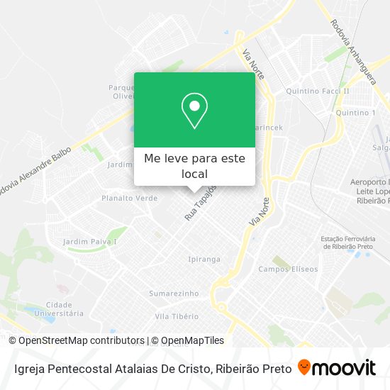 Igreja Pentecostal Atalaias De Cristo mapa