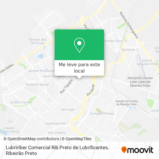 Lubririber Comercial Rib.Preto de Lubrificantes mapa
