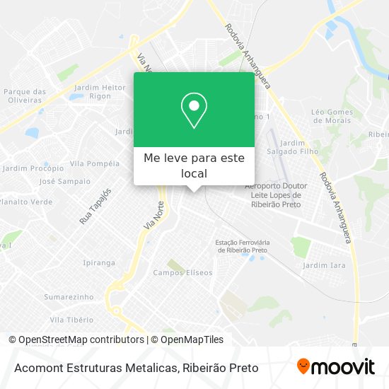 Acomont Estruturas Metalicas mapa