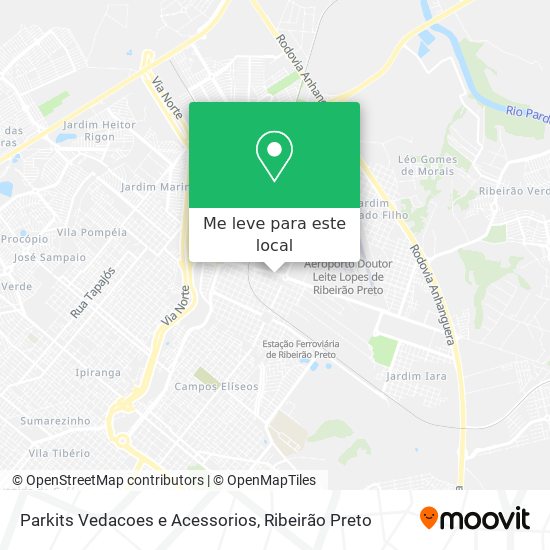 Parkits Vedacoes e Acessorios mapa