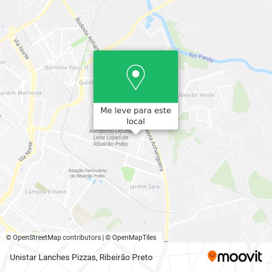 Unistar Lanches Pizzas mapa