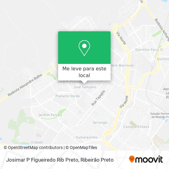 Josimar P Figueiredo Rib Preto mapa