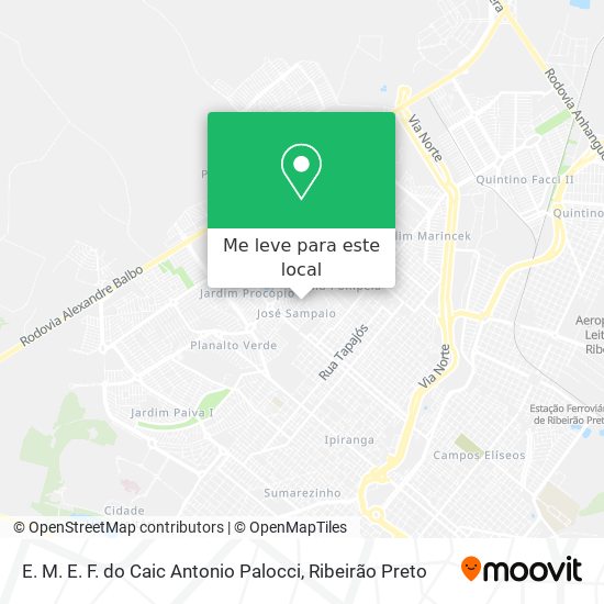 E. M. E. F. do Caic Antonio Palocci mapa
