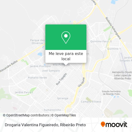 Drogaria Valentina Figueiredo mapa