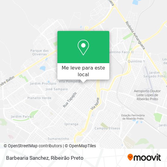 Barbearia Sanchez mapa