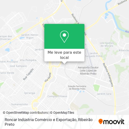 Roncar Indústria Comércio e Exportação mapa