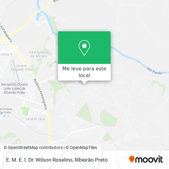 E. M. E. I. Dr. Wilson Roselino mapa
