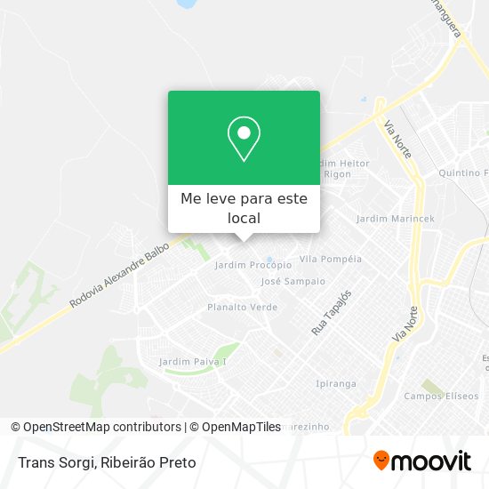 Trans Sorgi mapa