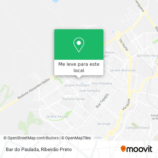 Bar do Paulada mapa