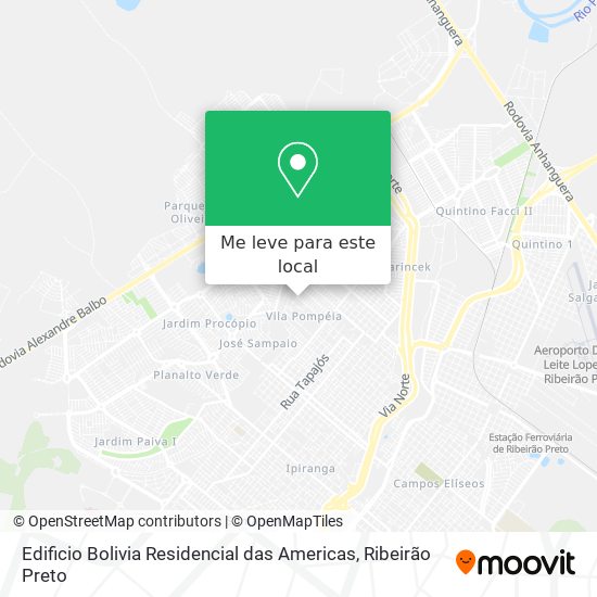 Edificio Bolivia Residencial das Americas mapa