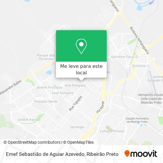 Emef Sebastião de Aguiar Azevedo mapa