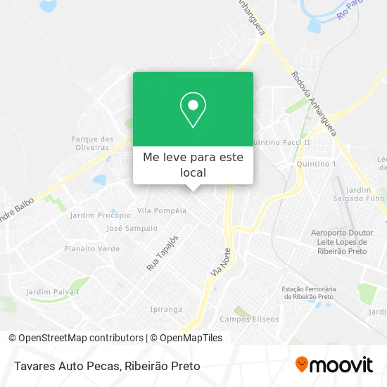 Tavares Auto Pecas mapa