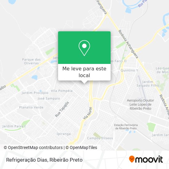 Refrigeração Dias mapa