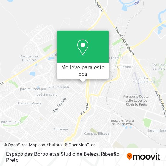 Espaço das Borboletas Studio de Beleza mapa