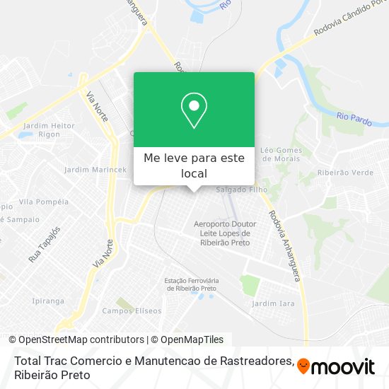 Total Trac Comercio e Manutencao de Rastreadores mapa