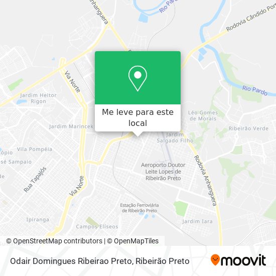 Odair Domingues Ribeirao Preto mapa