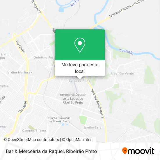 Bar & Mercearia da Raquel mapa