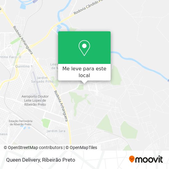 Queen Delivery mapa